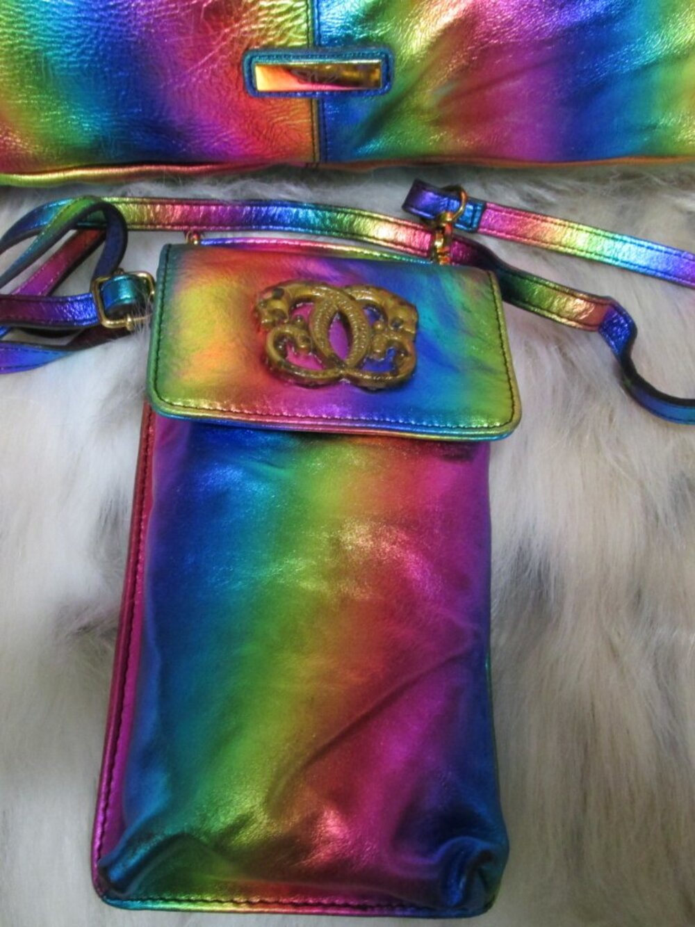 P3369-Sharif Legacy Colorblock Hobo Bag & Wallet Phone Crossbody - Picture 7 of 8